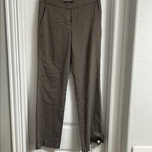 BCBG Herringbone Wide-Leg Trousers | Size 6 | Business Casual